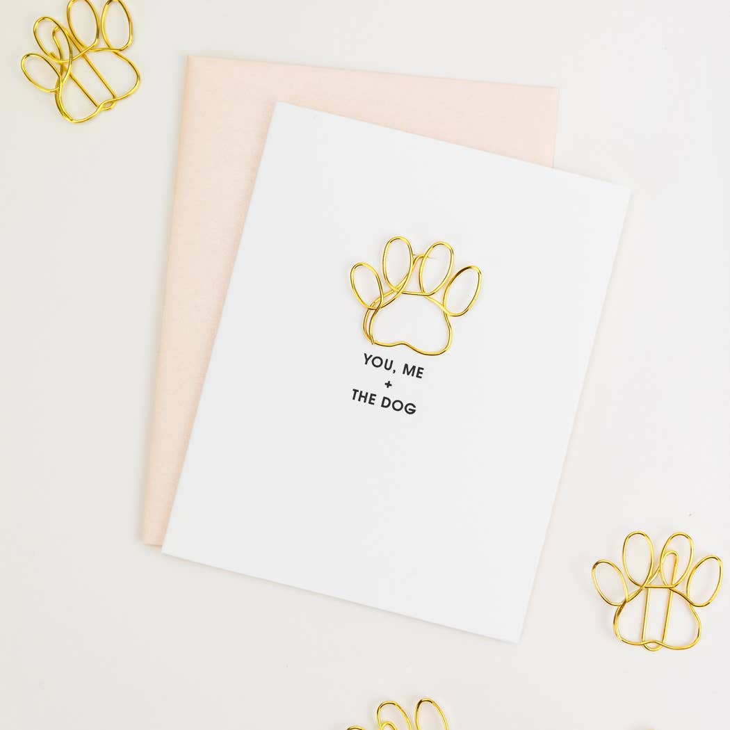 You, Me + The Dog Anniversary Card