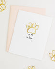 You, Me + The Dog Anniversary Card