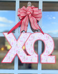 Chi Omega- Door Hanger