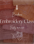 Bandana Embroidery Class | October 4th