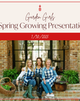 Garden Girls: A Spring Growing Presentation | January 30