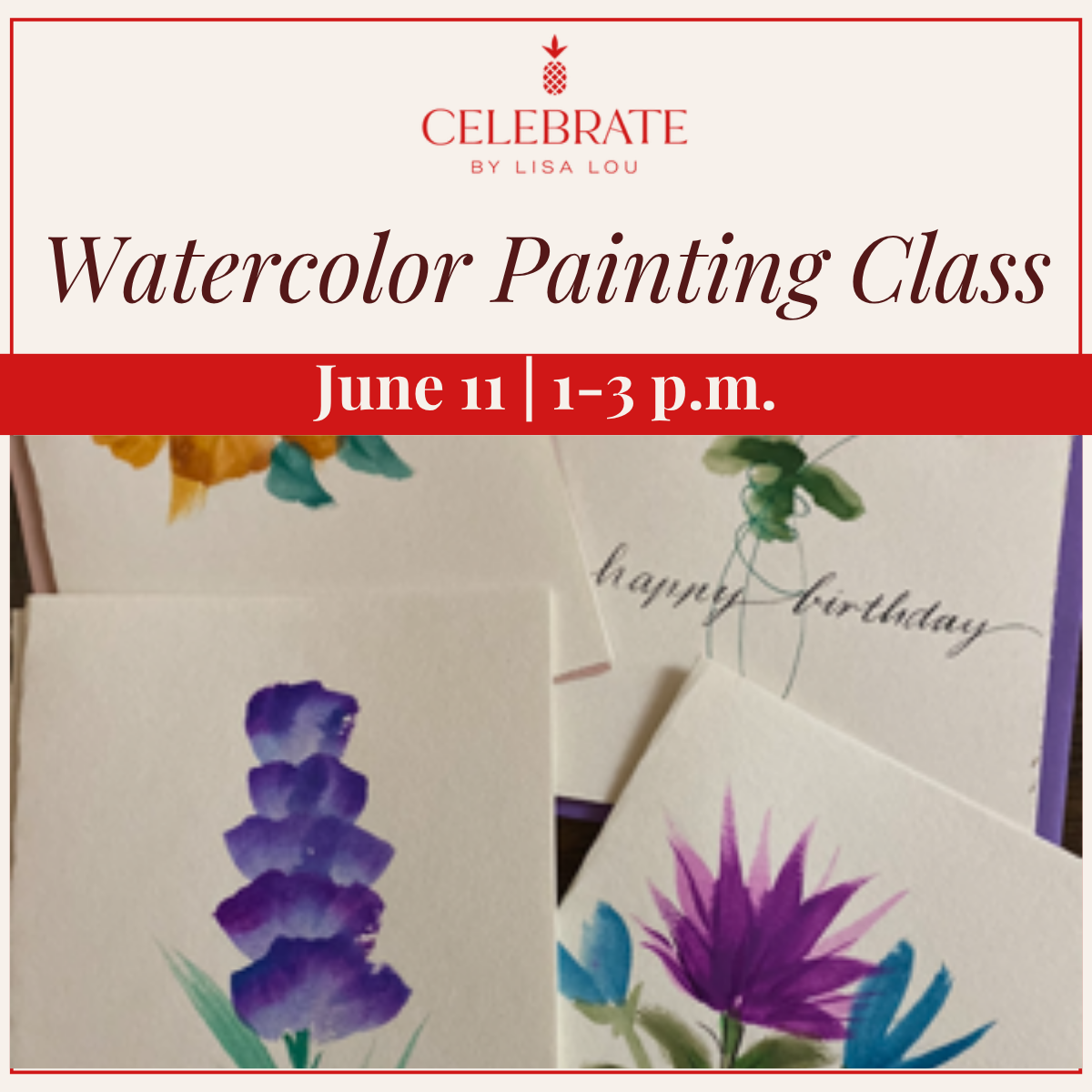 Watercolor Class  | June 11