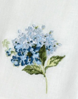 Hydrangea Towel - New: White (Blue)