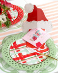 Sage Basketweave Dinner Paper Plates