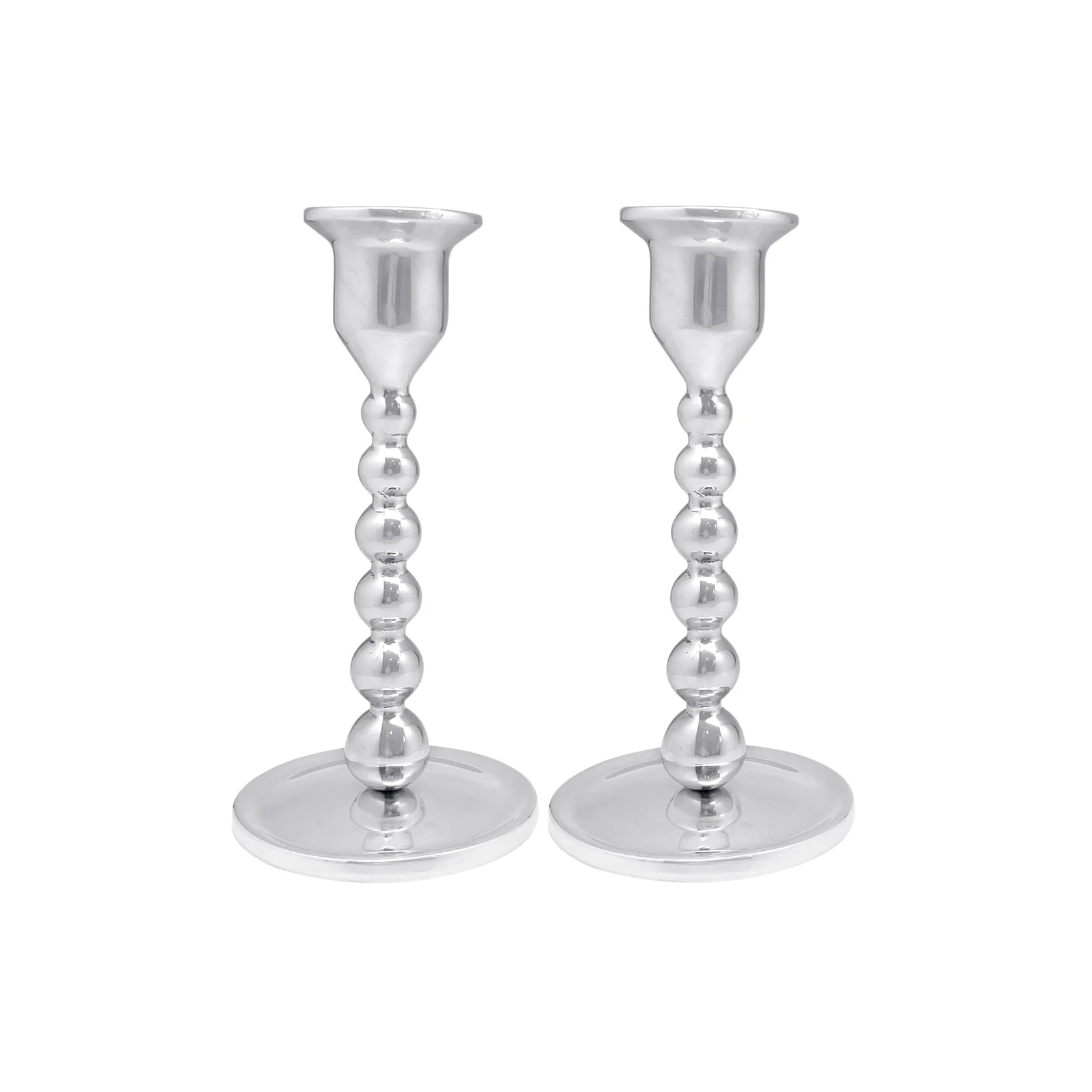 Pearled Small Candlestick, Set of 2