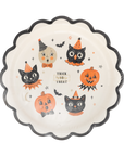 Vintage Halloween Characters Plate