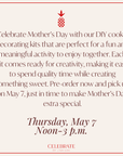 DIY Mother's Day Cookie Pop-Up | May 7