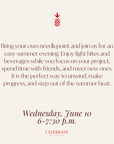 Stitch Into Summer | June 10