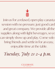 Open Play Canasta | July 21