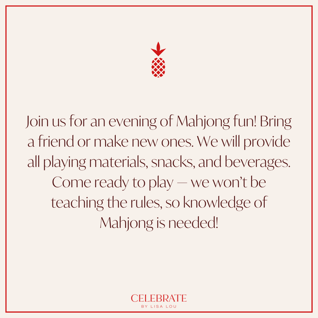 Happy Mahj Hours | August 18