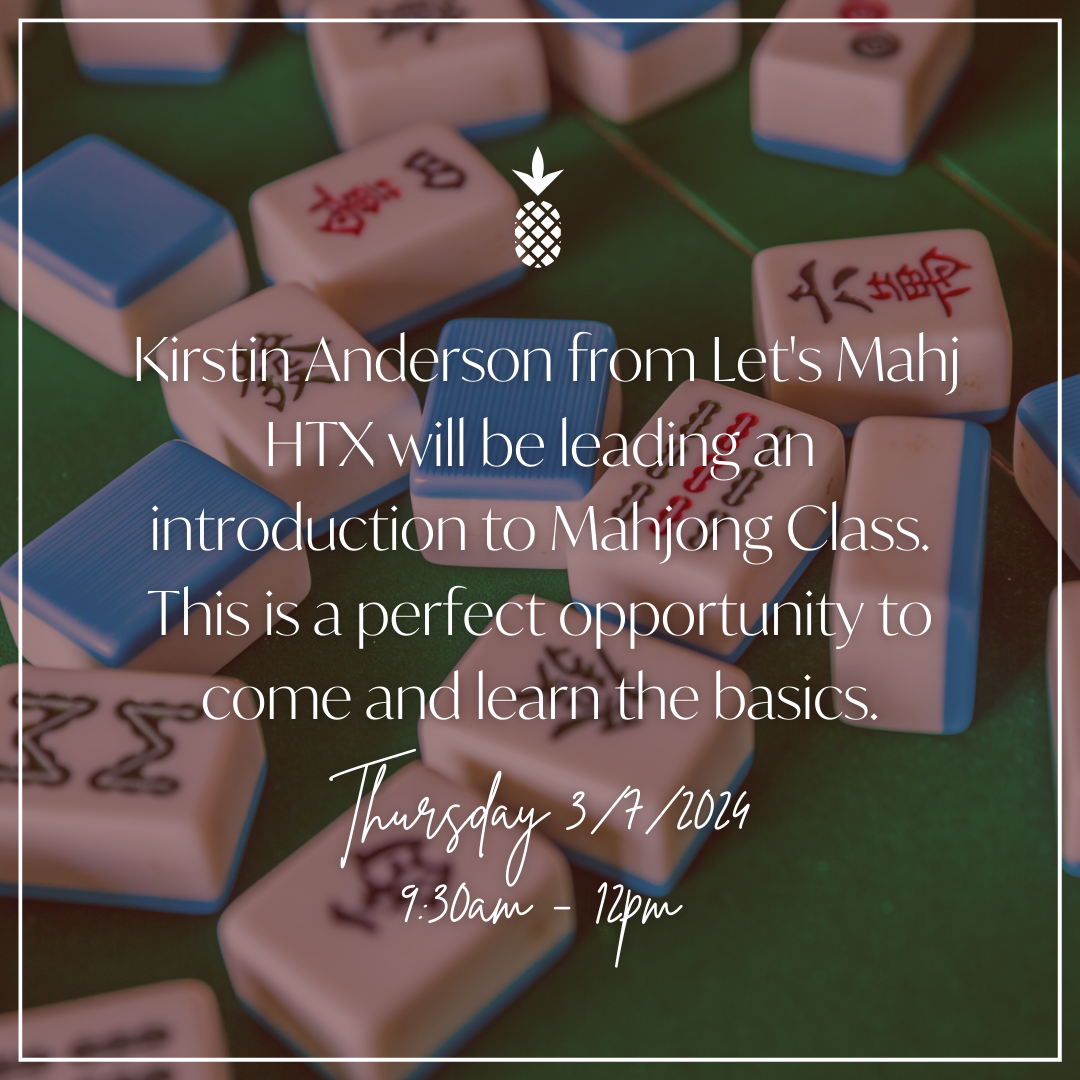 Mahjong 101 Class | March 7th