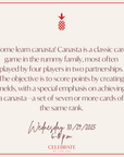 Canasta Class | October 29