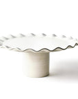 Signature White Ruffle Large Cake Stand