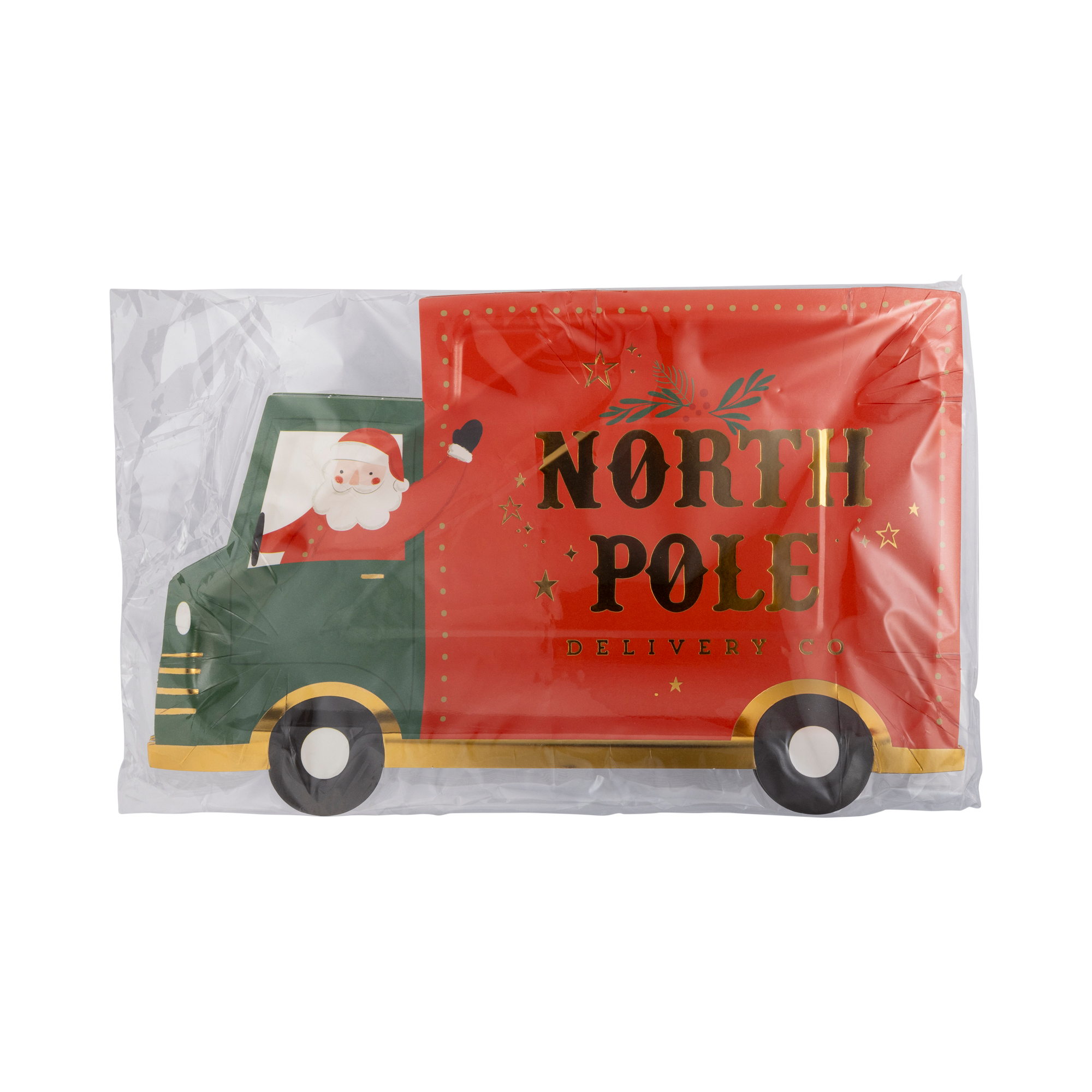 Christmas Truck Shaped Plate