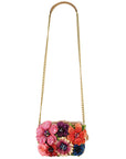 Fresh Picked Beaded Large Flowers Crossbody Handbag