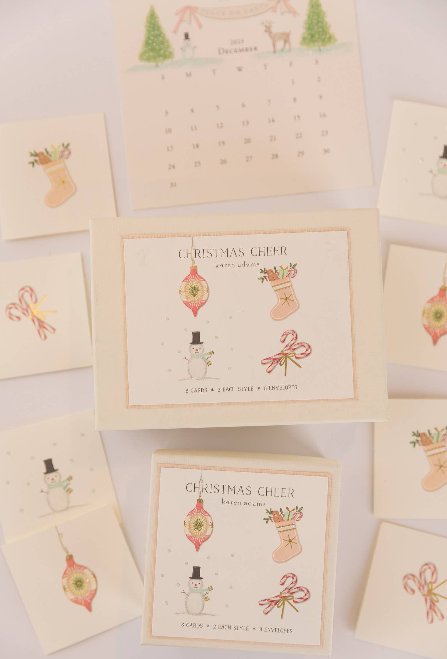 Christmas Cheer Note Card Box