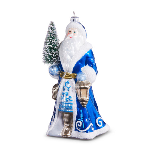 Santa with Tree Ornament