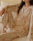 Floral Long Sleeve Pajama Set