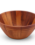 Bee Hive Style Wooden Acacia Salad Bowl Large