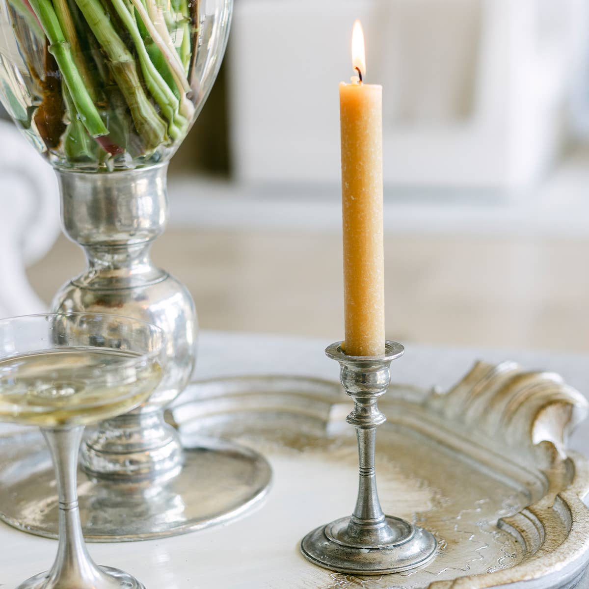 Vintage Candleholder - New : 9.5&quot;