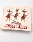 Funny Christmas Cocktail Napkins | Jingle Ladies - 20ct