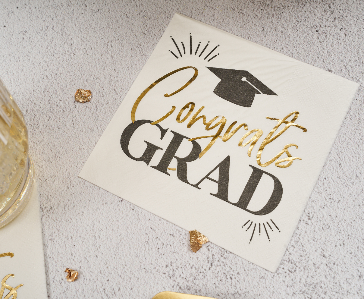 Congrats Grad Cocktail Napkins