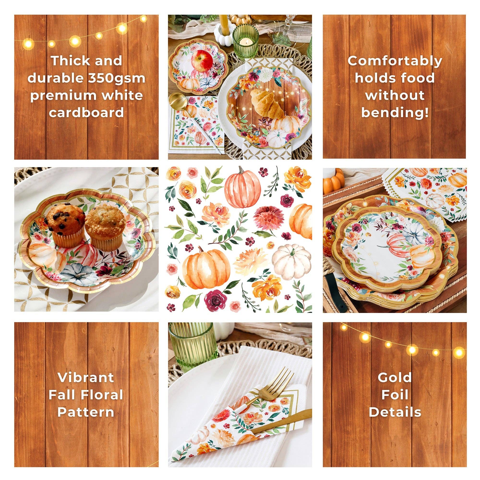 Fall/Thanksgiving Tableware Set