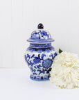 Blue Chinoiserie Ginger Jar - Small