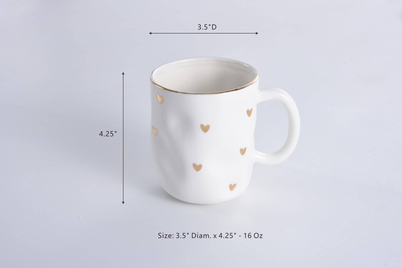 Porcelain Heart Mug