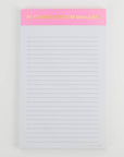To Complete Before Mahjong Notepad
