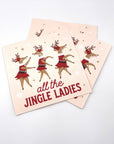Funny Christmas Cocktail Napkins | Jingle Ladies - 20ct