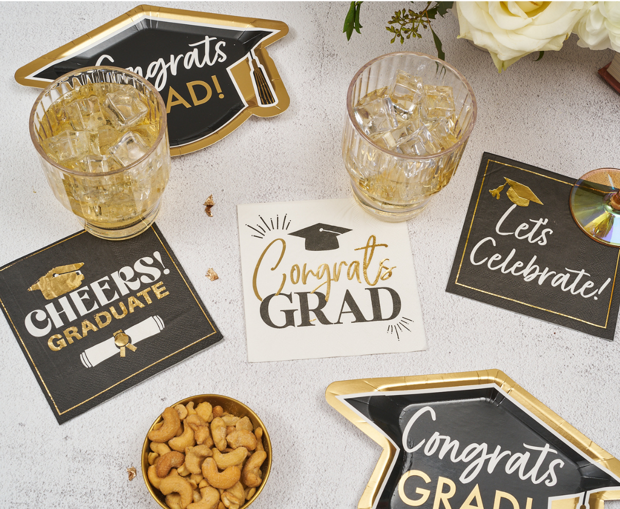 Congrats Grad Cocktail Napkins