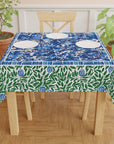Royal Blooms Square Tablecloth