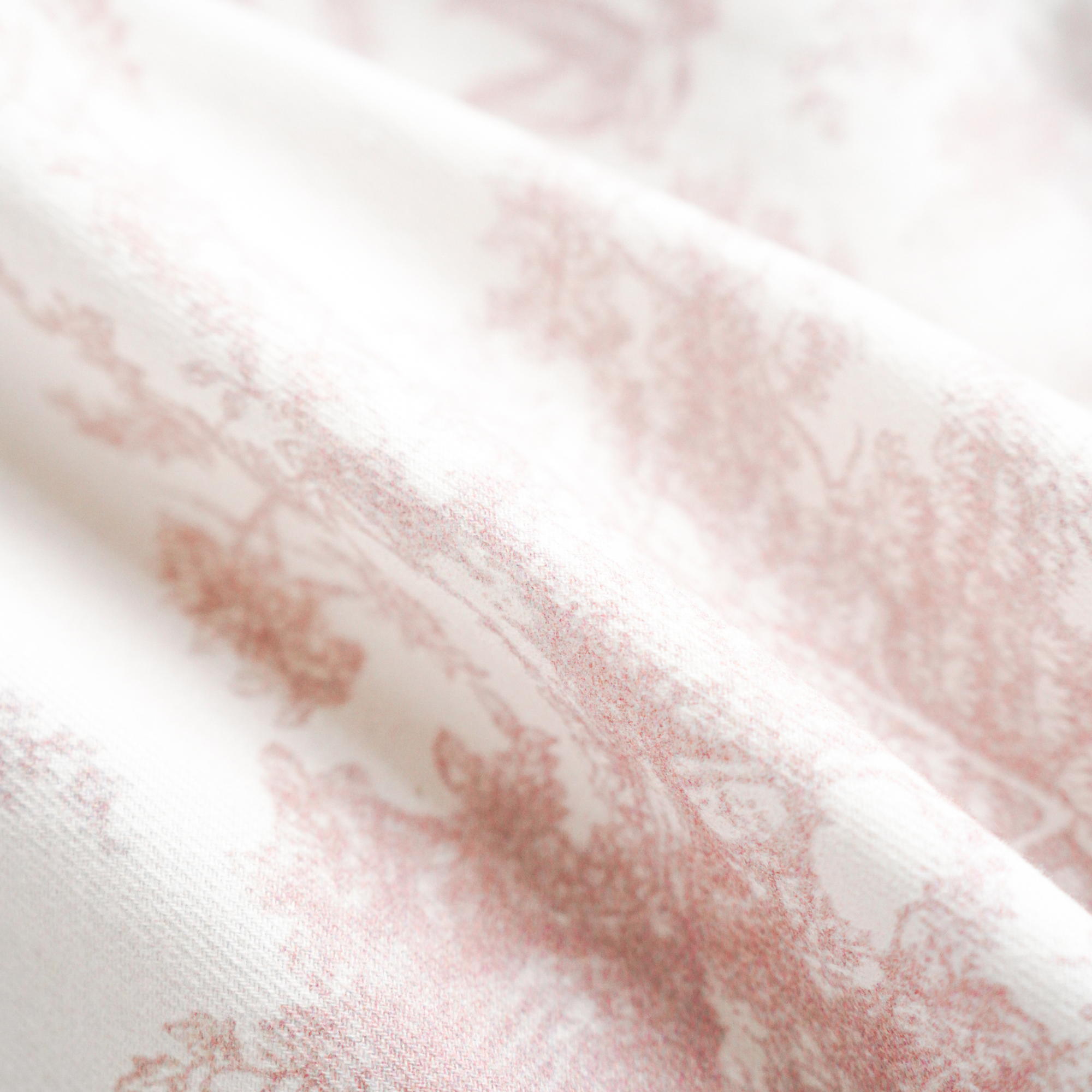 Soft Pink Toile Print Loungewear – Fall &amp; Winter Cozy : L