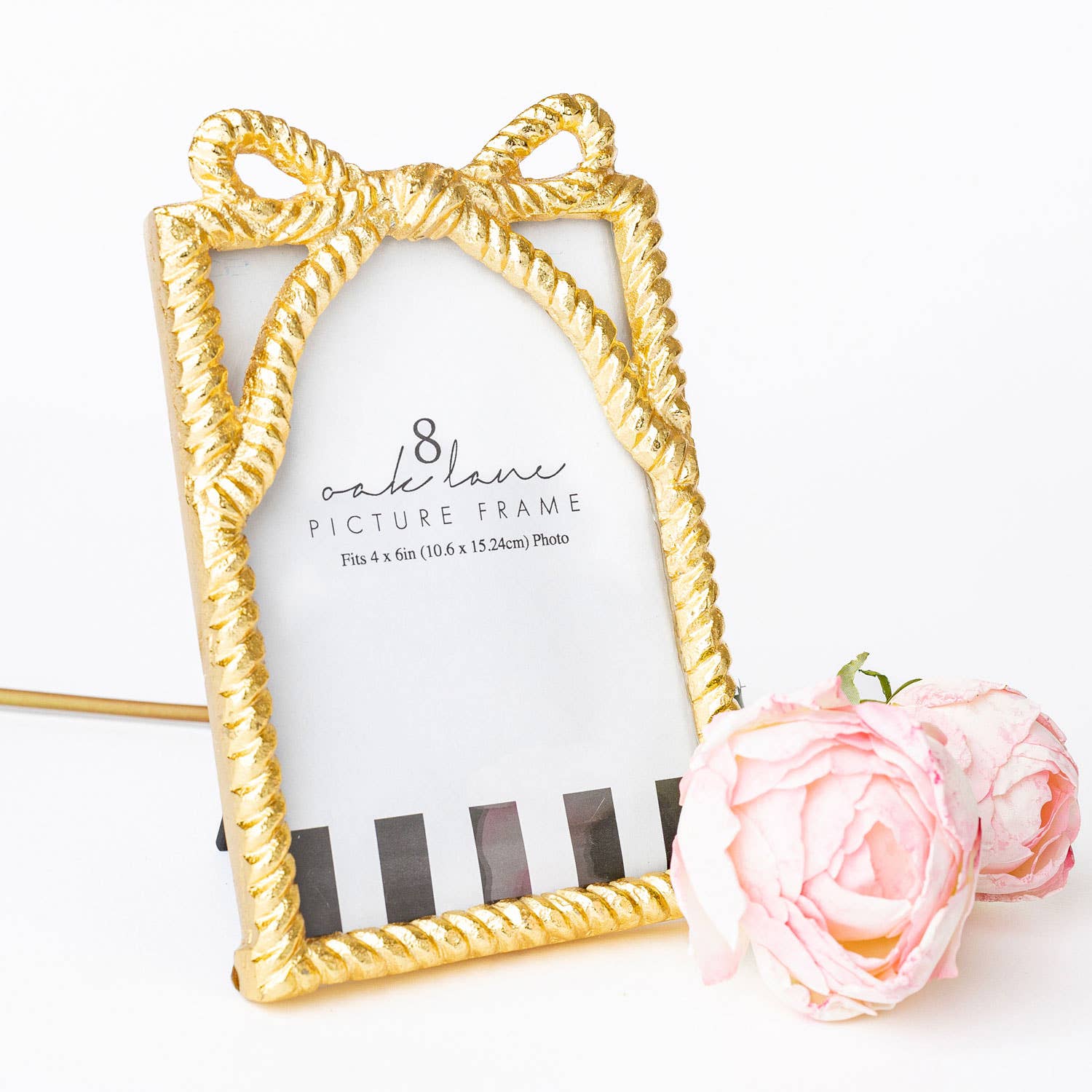 Gold Bow Picture Frame Small