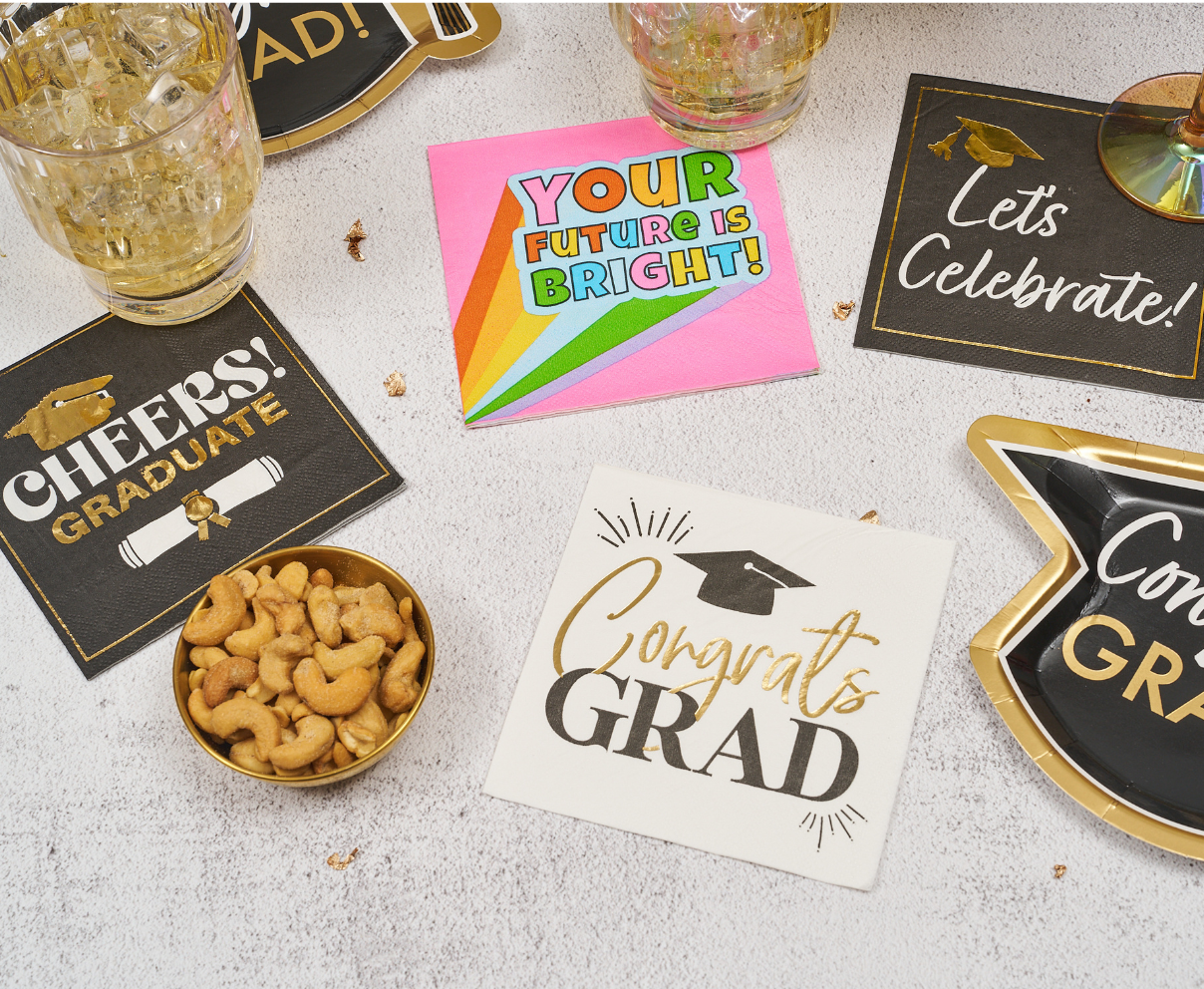 Congrats Grad Cocktail Napkins