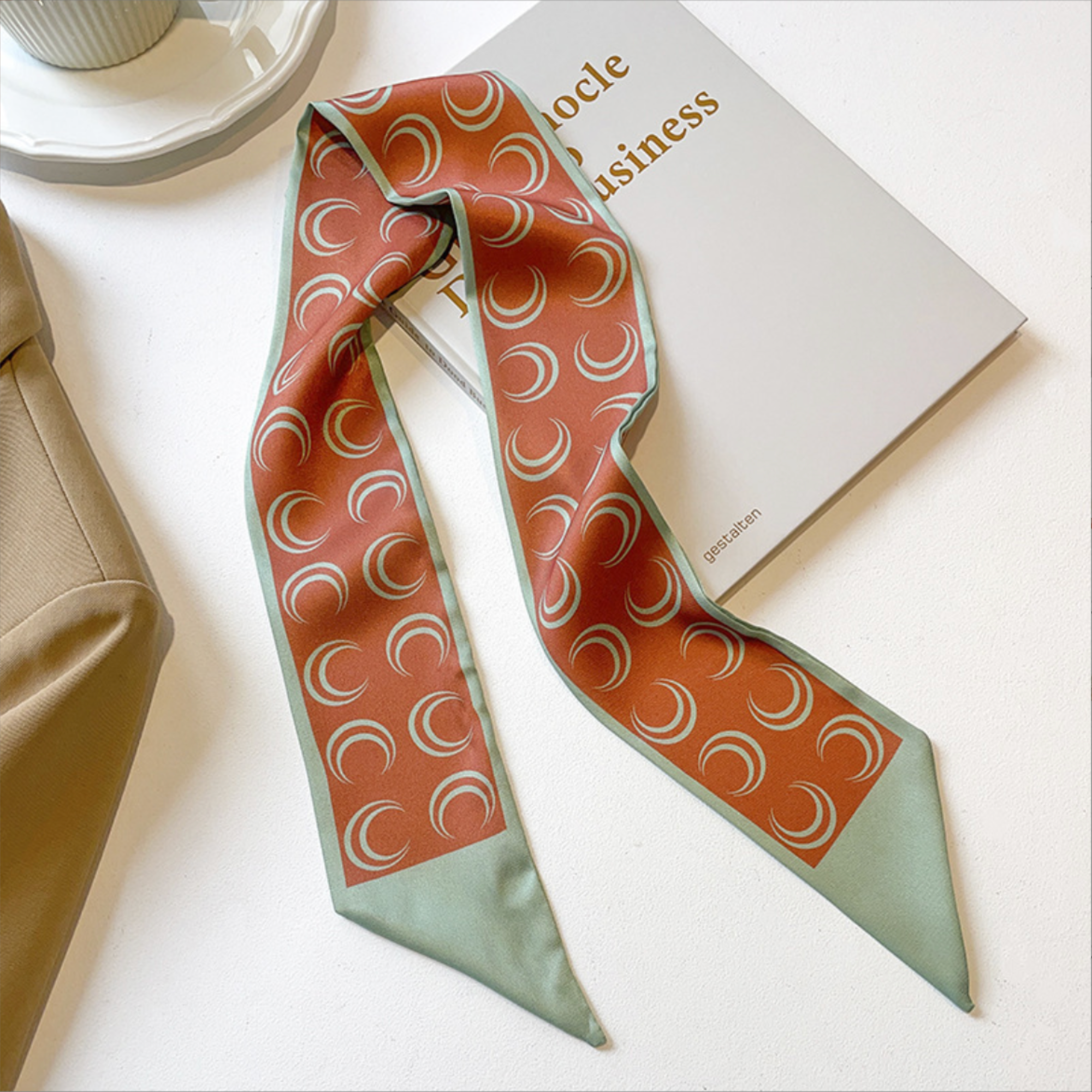 Silk Twilly Scarf Neck Scarf for Handbag Accessory Women: LPT