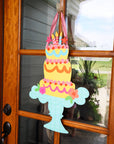 Colorful Tiered Cake Doorhanger