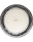 Black Bracket Edge Paper Plate