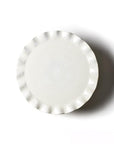 Signature White Ruffle Large Cake Stand