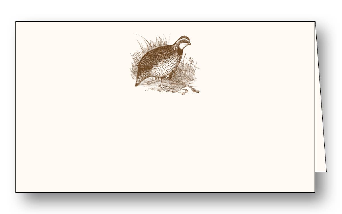 Quail Place Cards