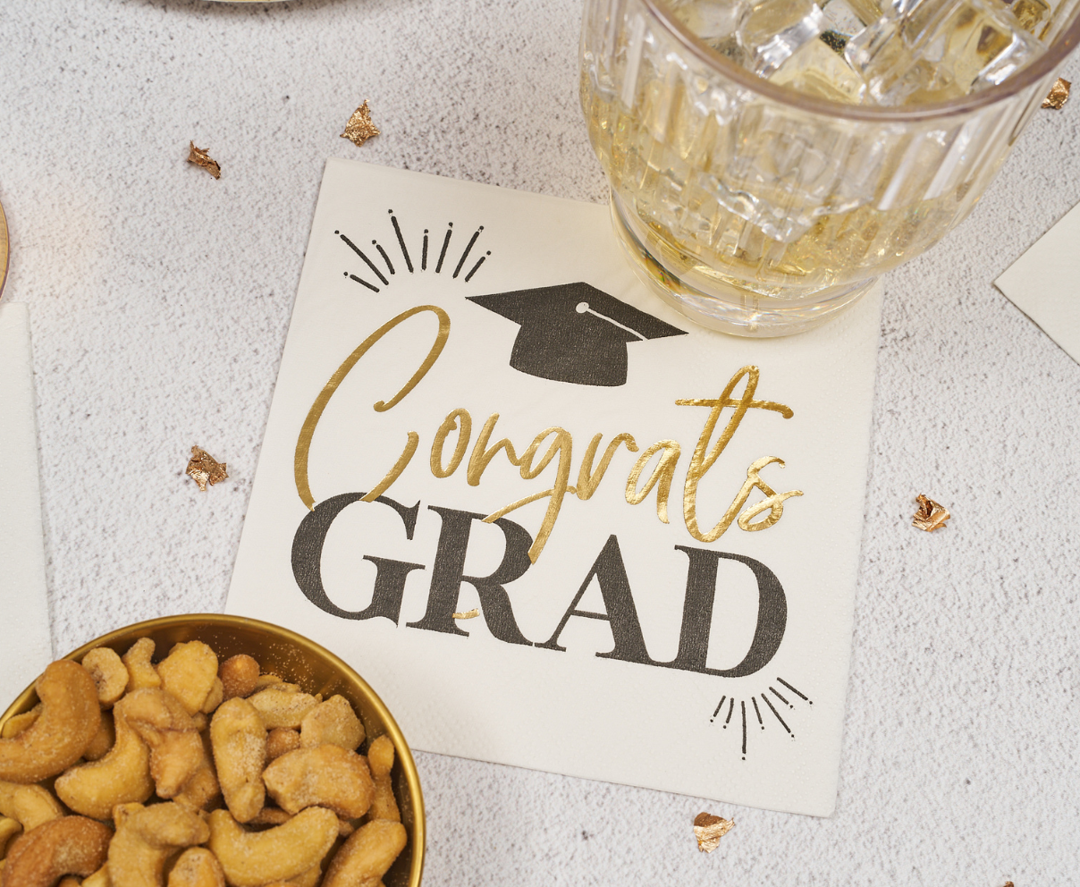 Congrats Grad Cocktail Napkins