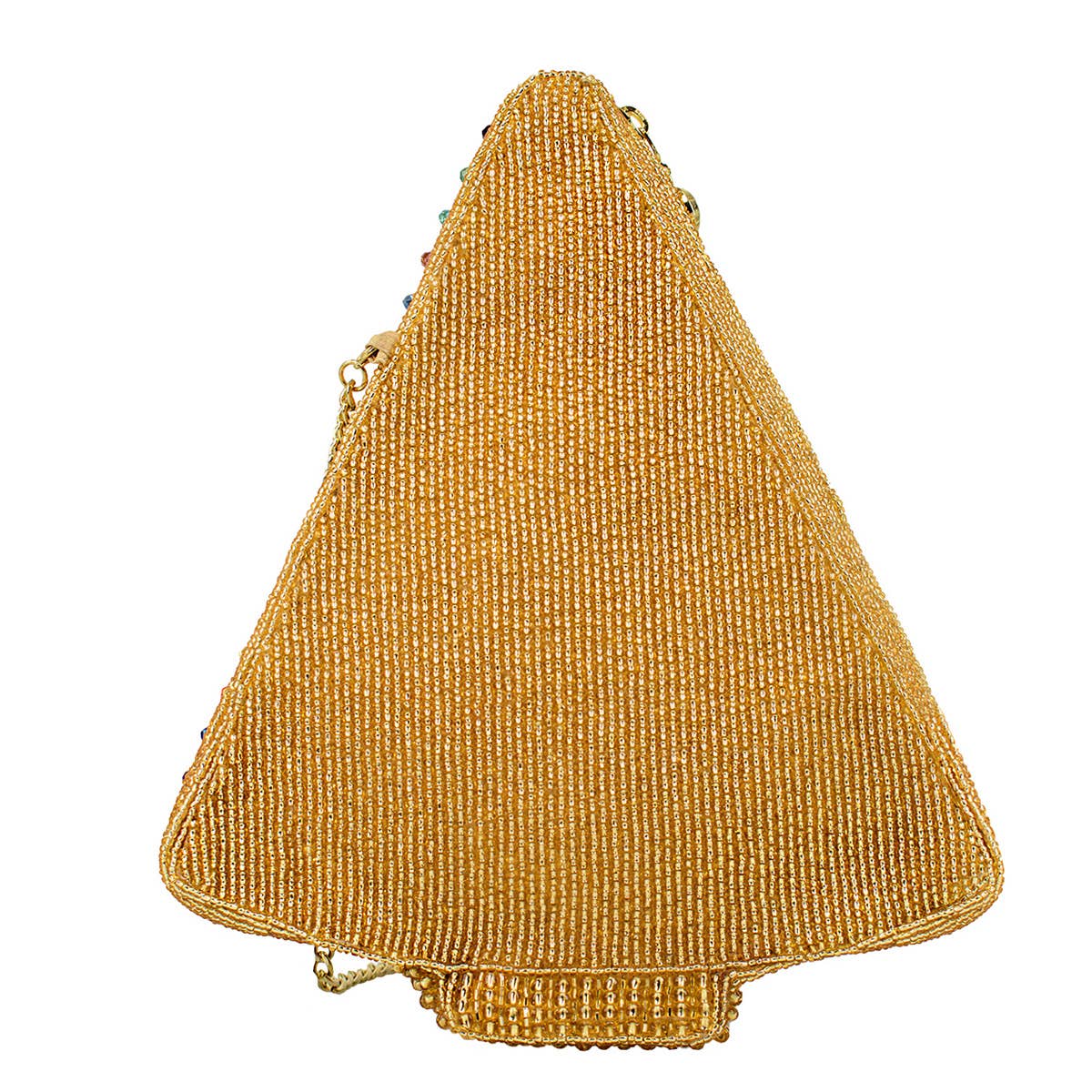 Glittering Joy Colorful Christmas Tree with Gems Handbag