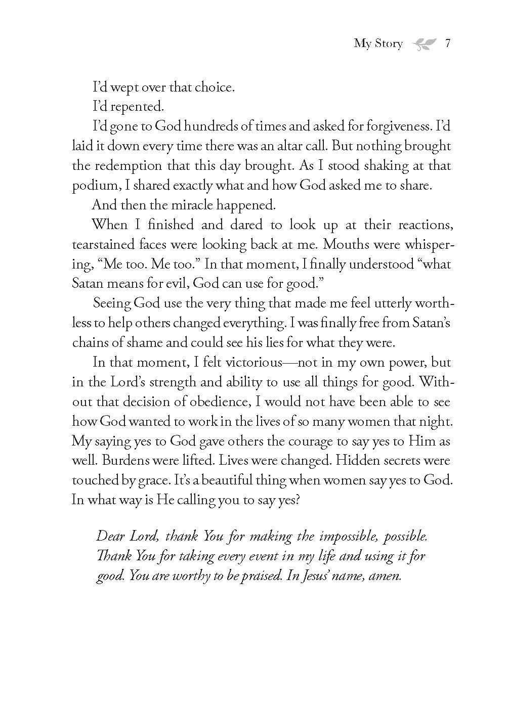 What Happens When Women Say Yes to God Devotional