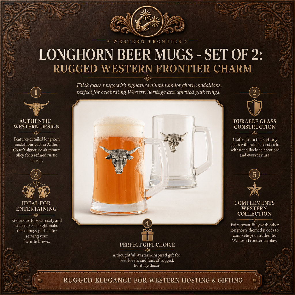 Longhorn Beer Mugs
