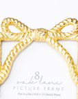 Gold Bow Picture Frame Small