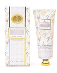 French Lavender hand cream with packaging on a white background