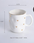 Porcelain Heart Mug