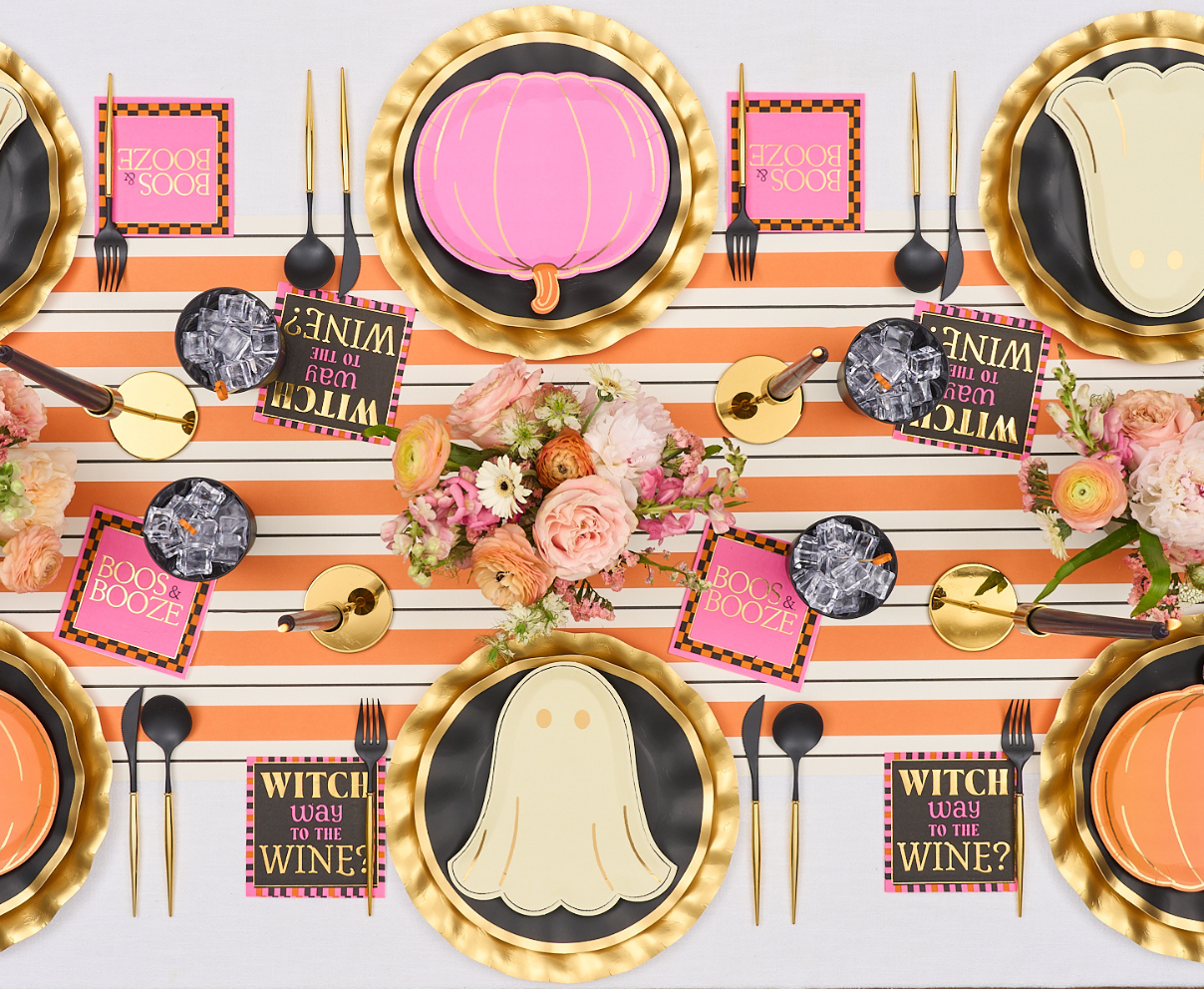 Boo Bold Die Cut Salad Plates, 8pk