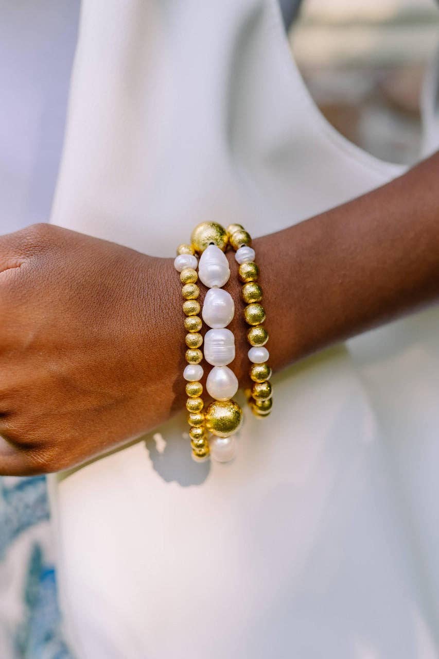 Georgia Beaded Freshwater Pearl Bracelet